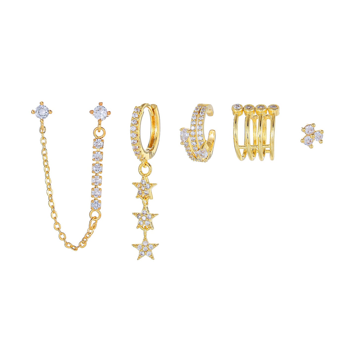 Starfall Luxe Piercing Set (Not in pair)