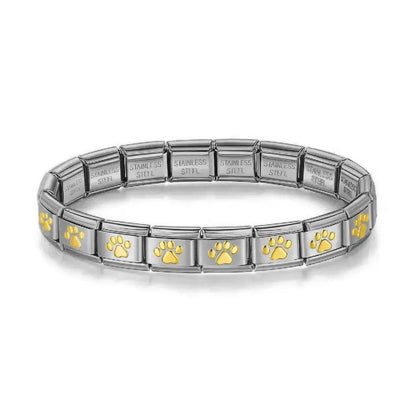 PAWPRINT ITALIAN CHARM BRACELET
