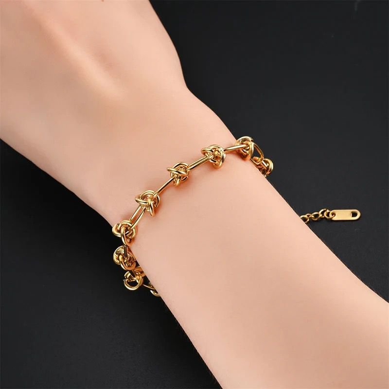 Knotted bracelet