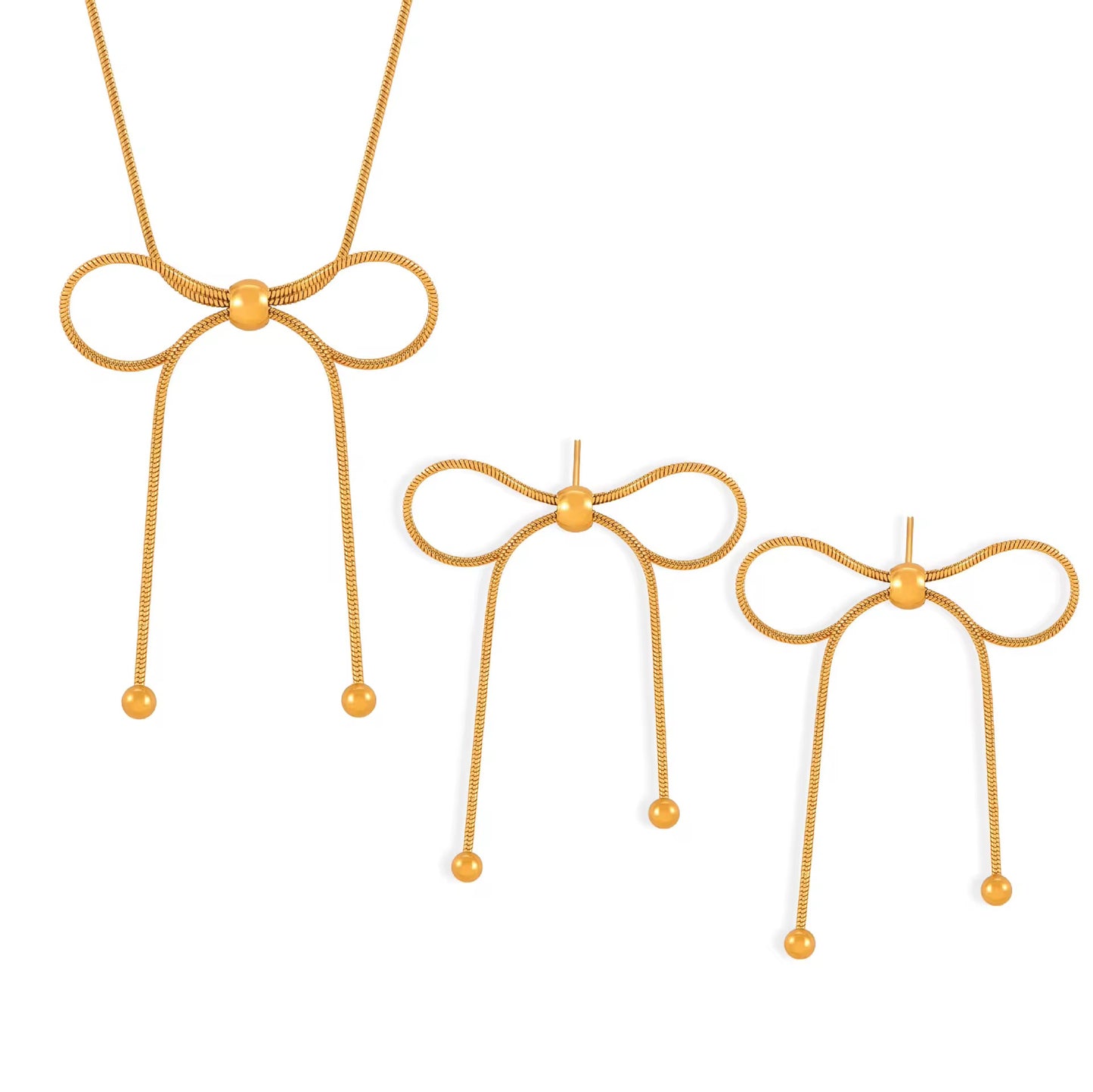 Bow Dangle Set