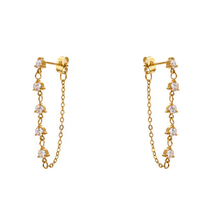 Stellar Chain Earrings
