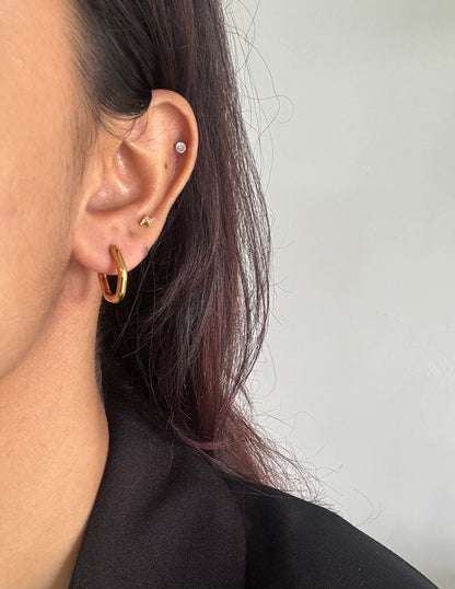 Hexagon Earring