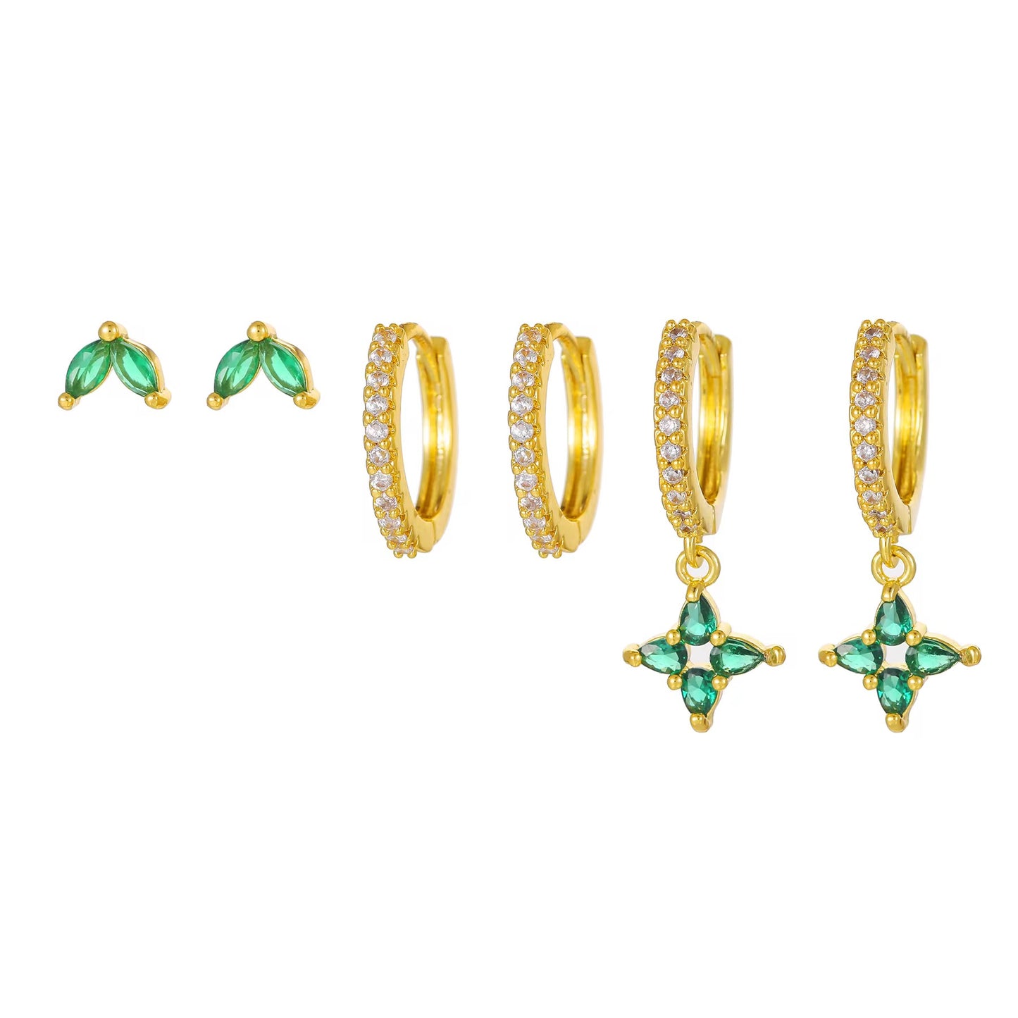 Emerld Spark Piercing Set (In pair)