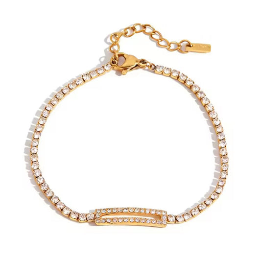 Bar Tennis Bracelet
