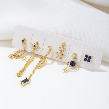 Blue Orbit Piercing Set (Not in pair)