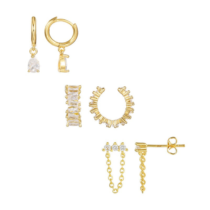 Icy Drop Piercing Set (In pair)