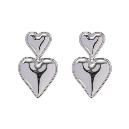 Double Heart Earrings