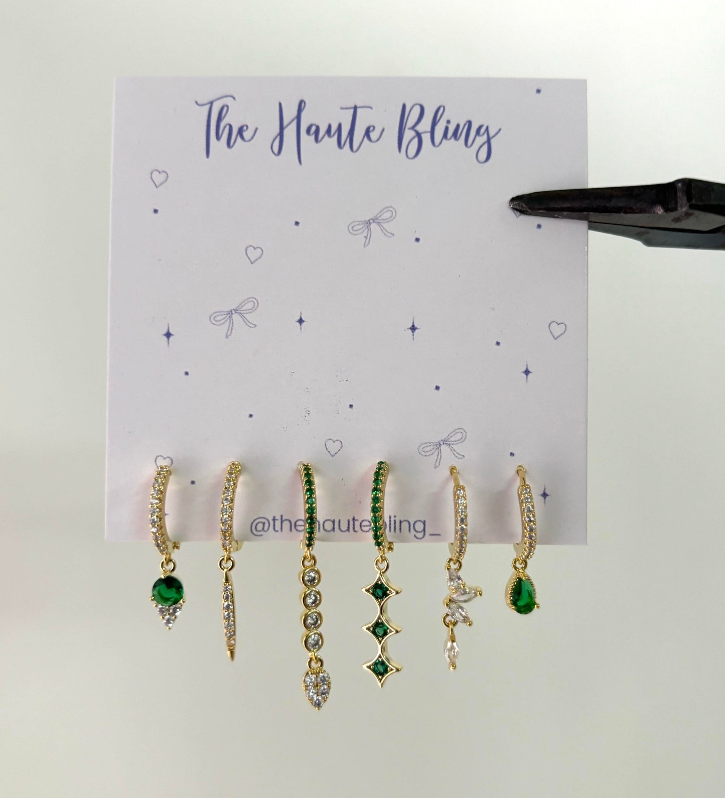 Emerald Dream Piercing Set (Not in pair)