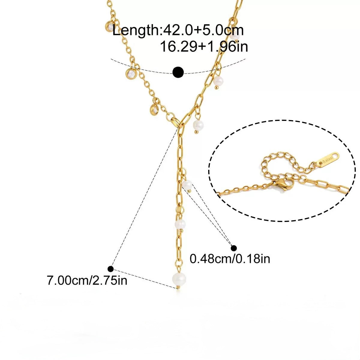 Evelina Y Necklace