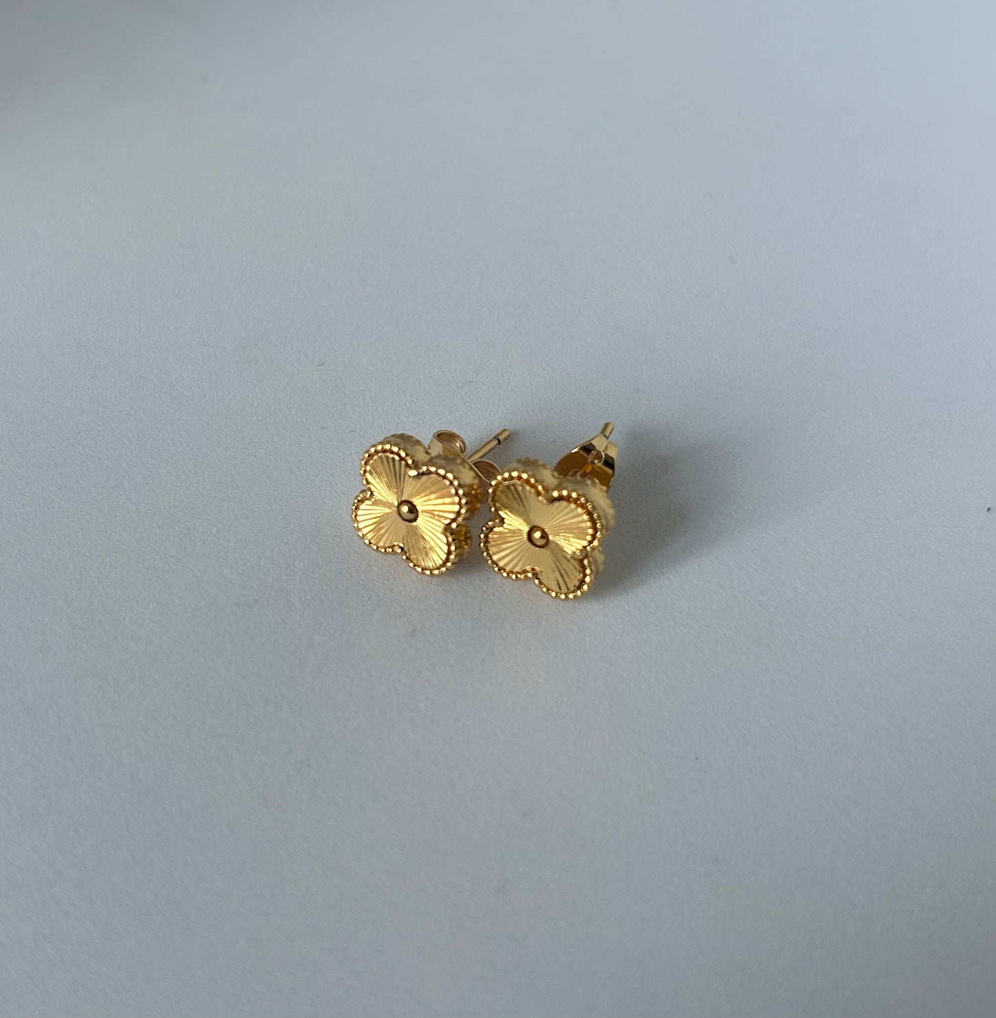 Gold Clover Studs 2.0