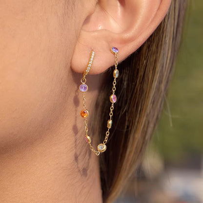 Multi Cascade Earrings