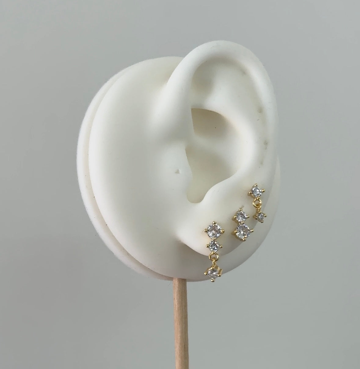 Crystal Piercing Set (In pair)