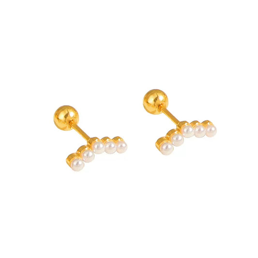 Pearl Line Studs