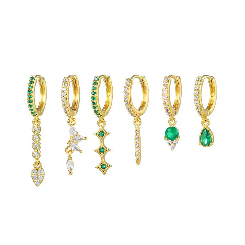 Emerald Dream Piercing Set (Not in pair)