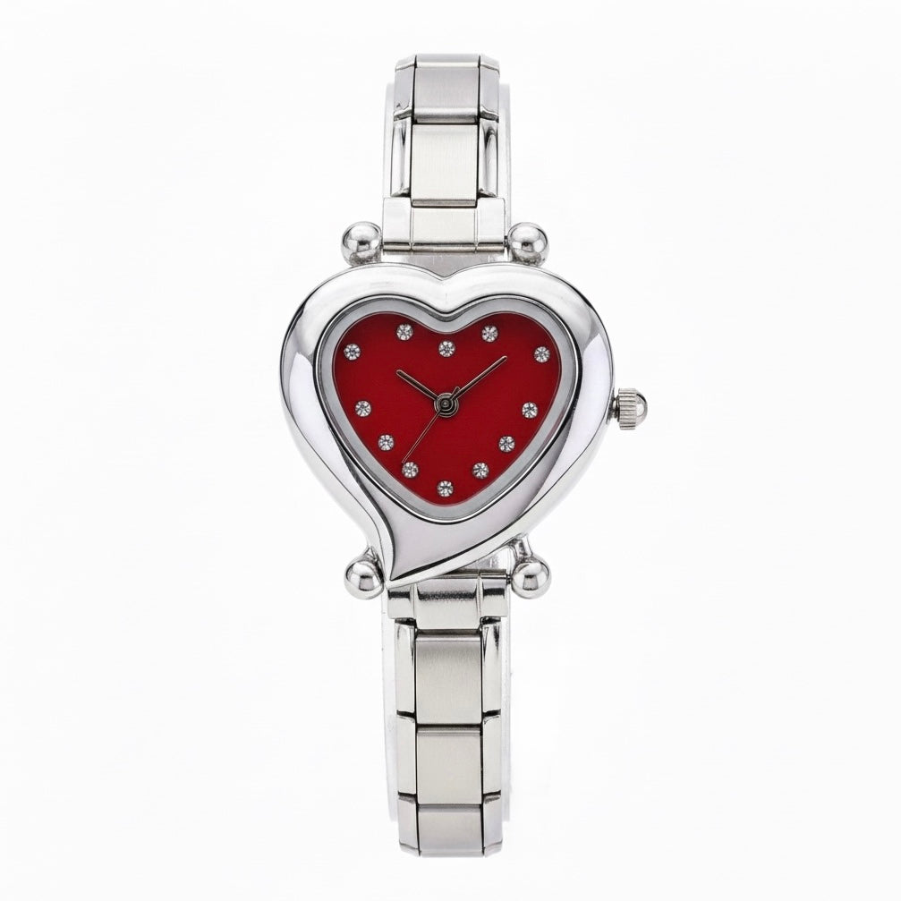 Scarlet Heart Italian Charm Watch