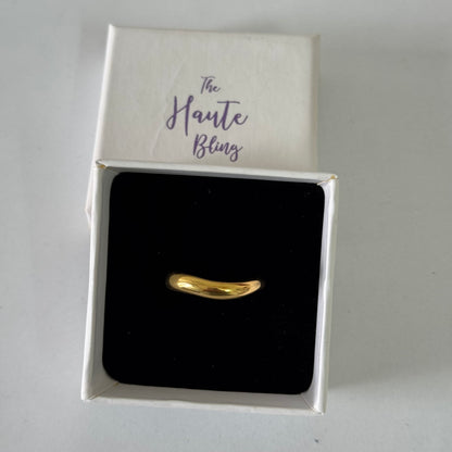 Serene Wave Ring