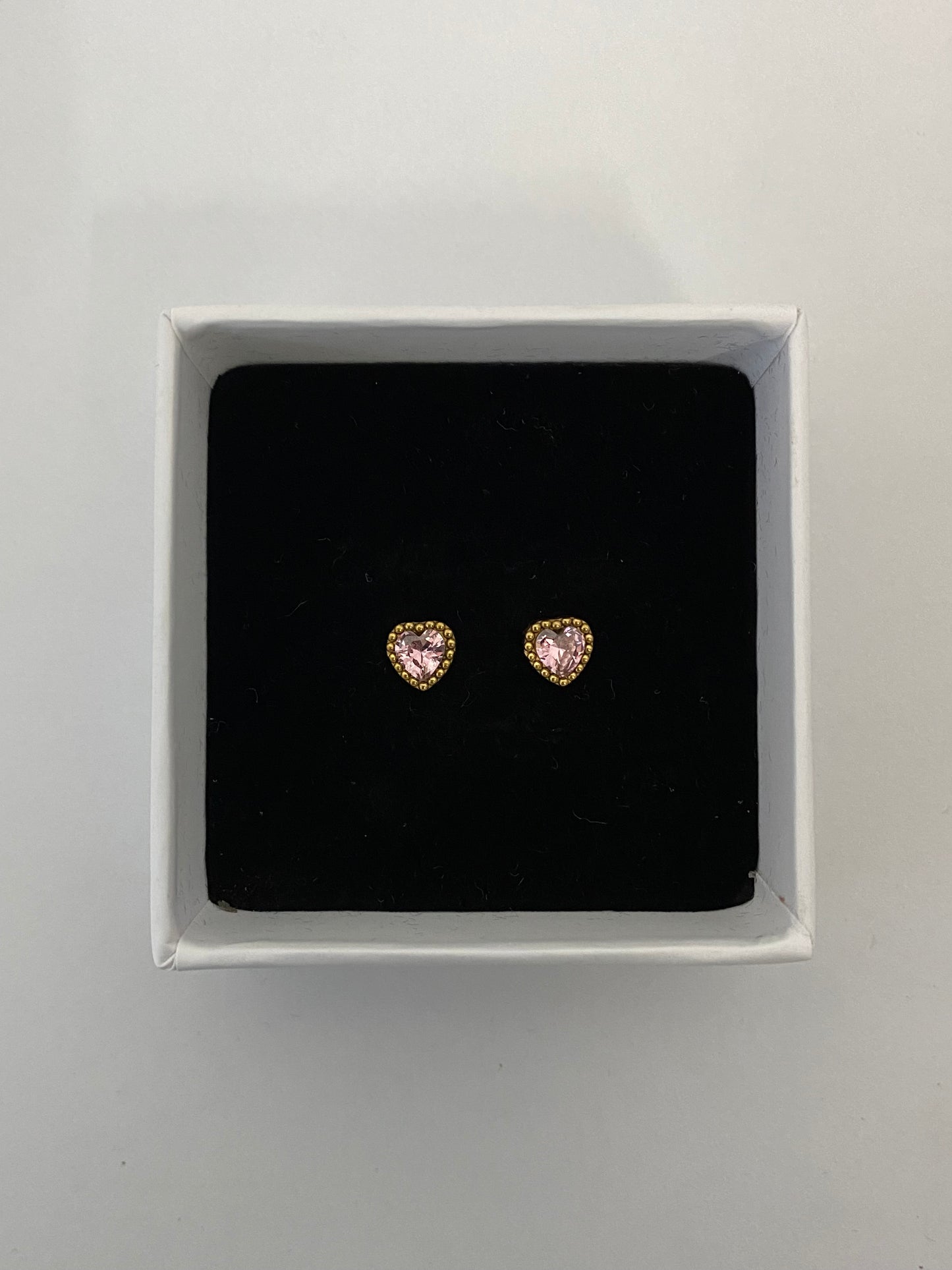 Blush Heart Earrings