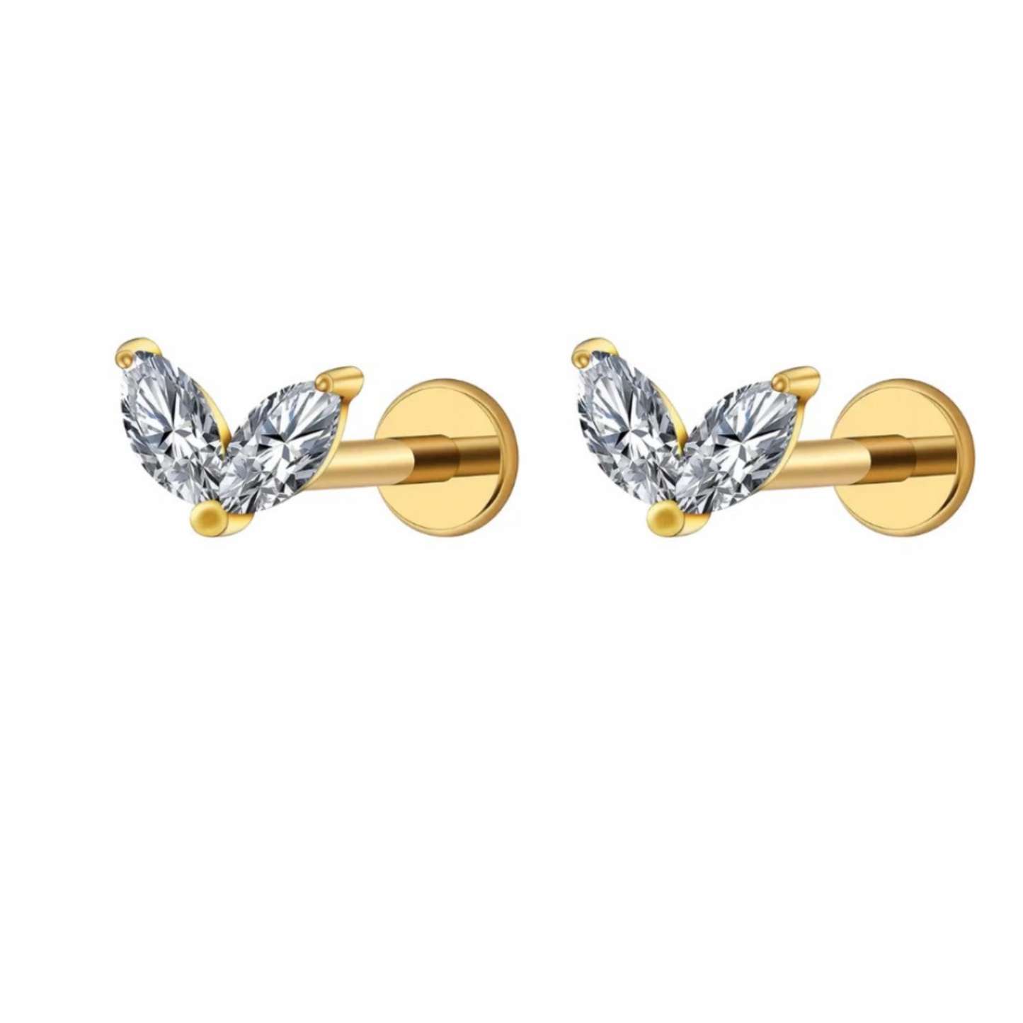 Spark Flat back studs