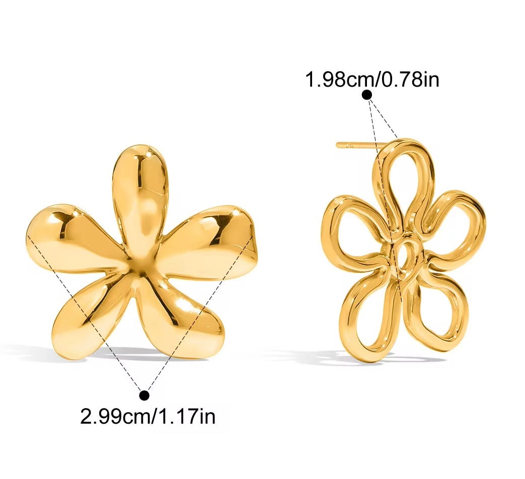 Gold Bloom Earrings