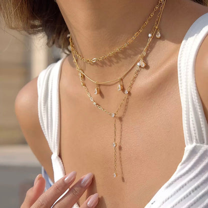 Solara Y Necklace