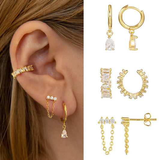 Icy Drop Piercing Set (In pair)