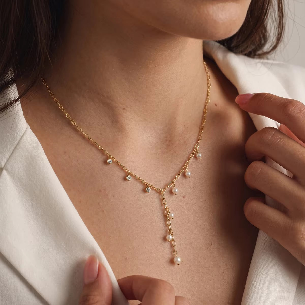 Evelina Y Necklace