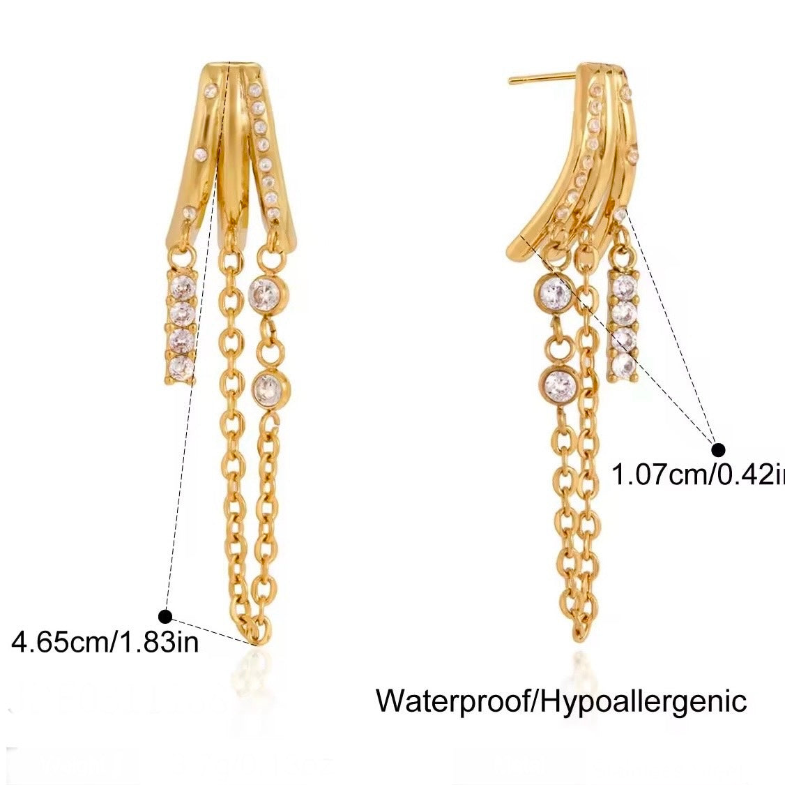 Celeste Chain Earrings