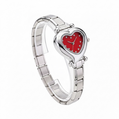 Scarlet Heart Italian Charm Watch