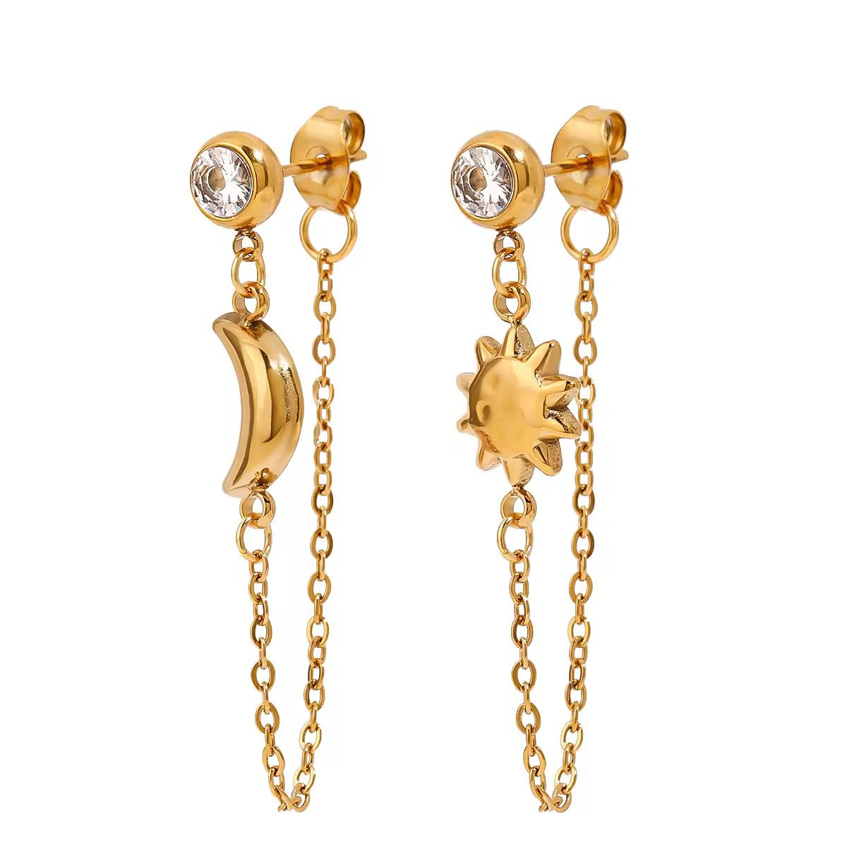 Celestial Chain Earrings