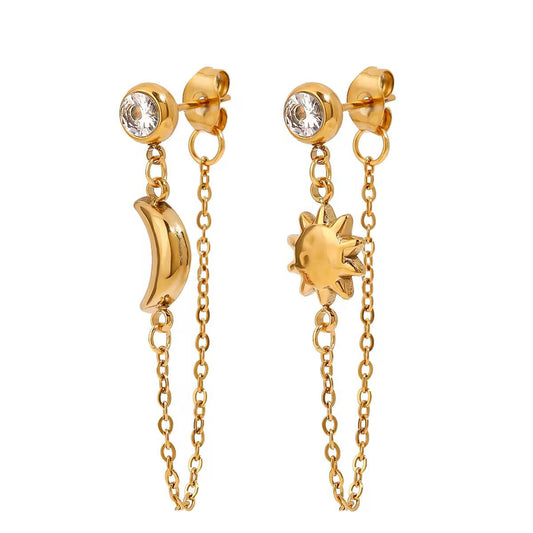 Celestial Chain Earrings