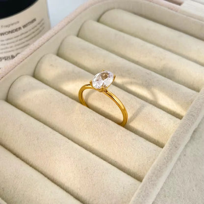 Spark Solitaire Ring