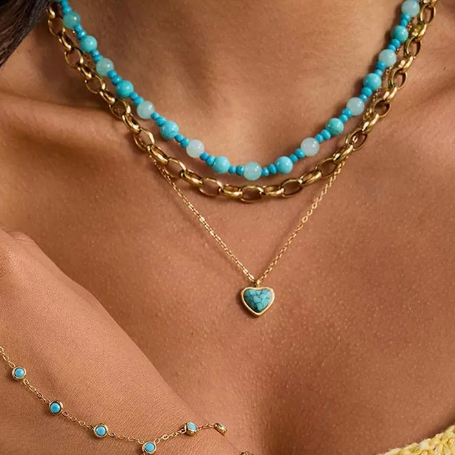 Tidal Heart Necklace