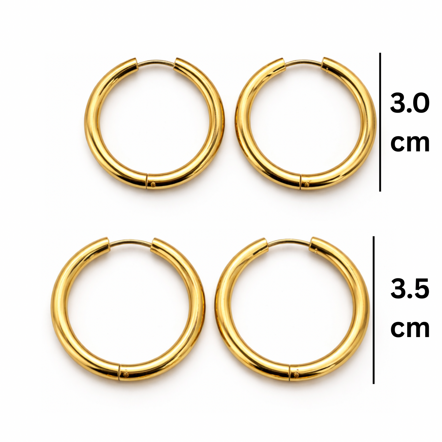 Large Round Hoops