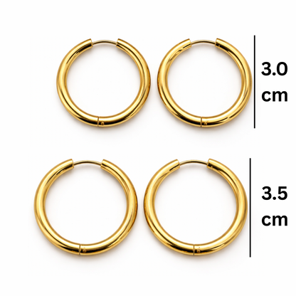 Large Round Hoops