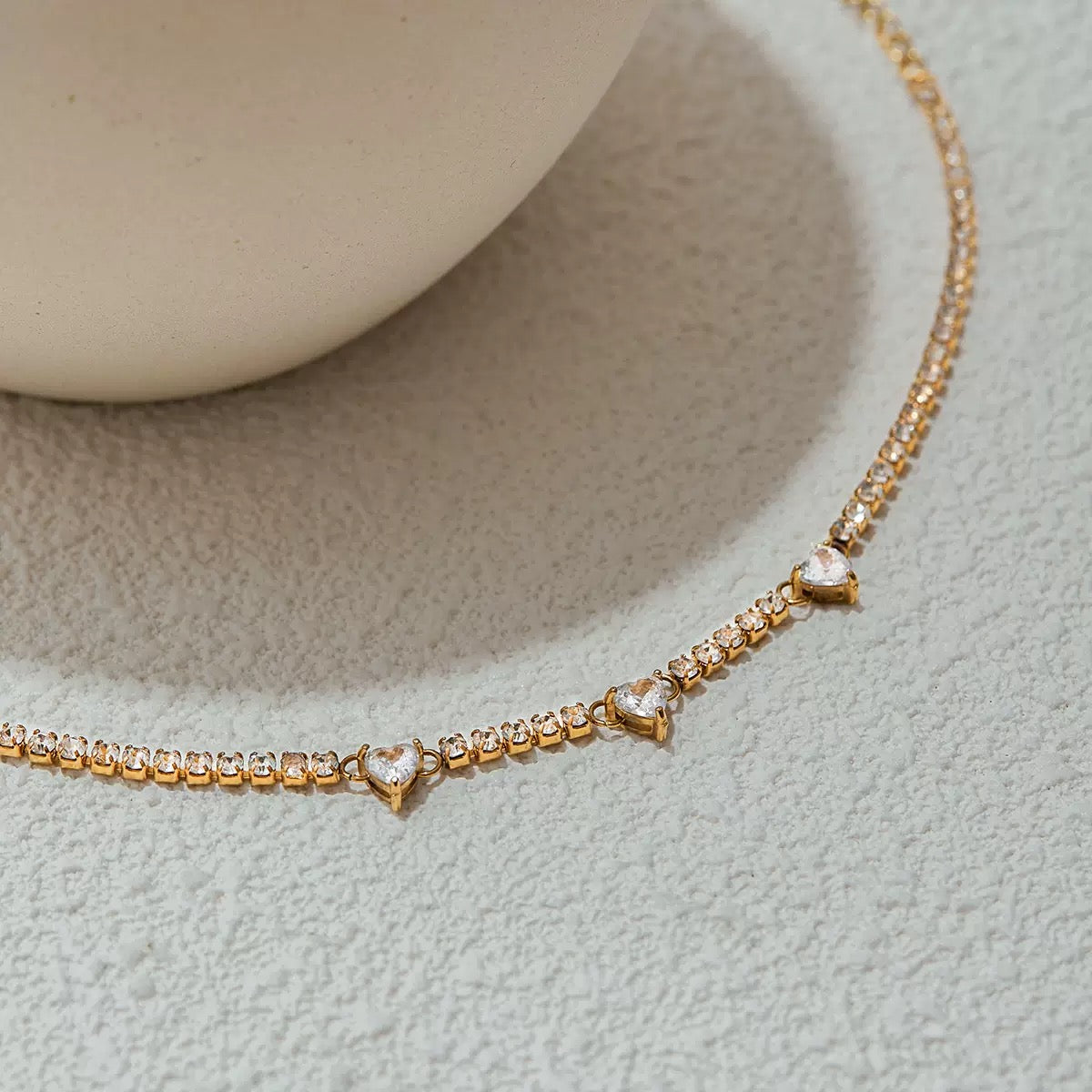 Sweetheart Tennis Bracelet