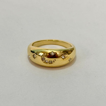Celeste Moon Ring