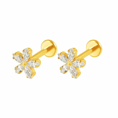 Flora Flat back studs