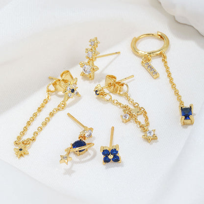 Blue Orbit Piercing Set (Not in pair)