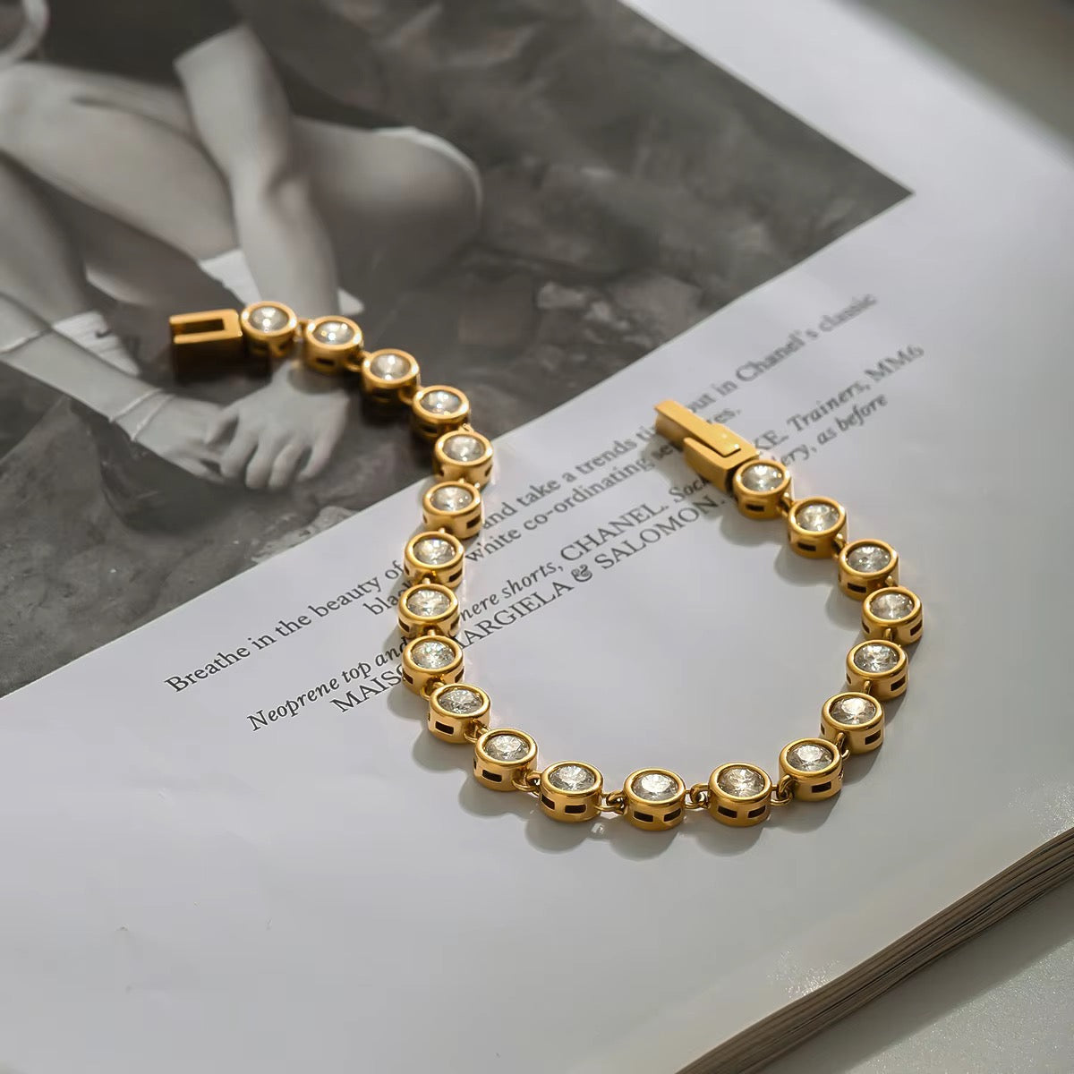 Halo Tennis Bracelet