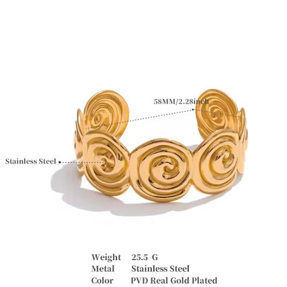 Swirl Cuff Bracelet