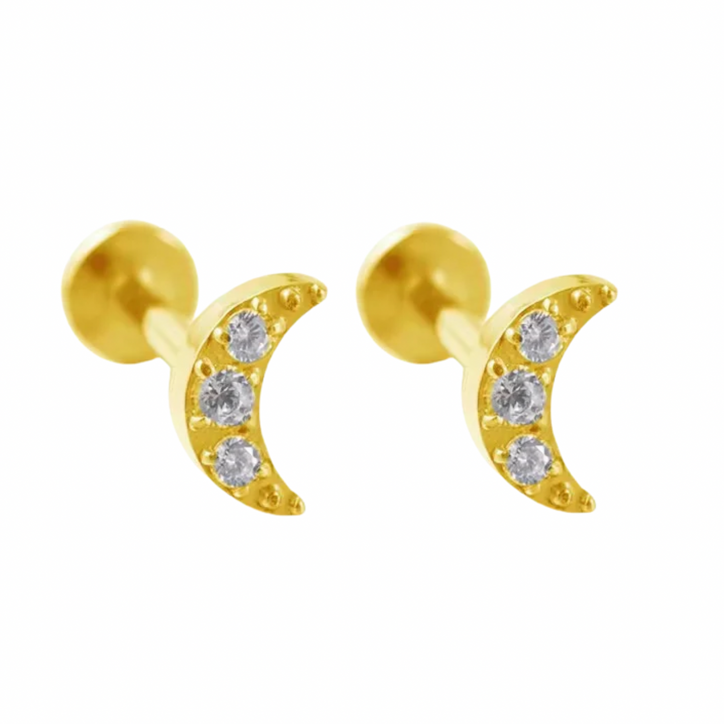 Moon Flat back studs