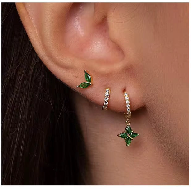 Emerld Spark Piercing Set (In pair)