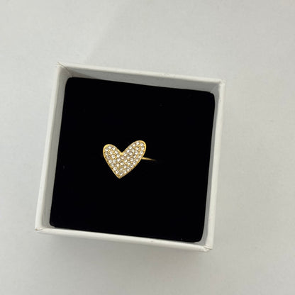 Sparkle Heart Ring
