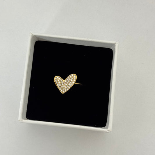 Sparkle Heart Ring