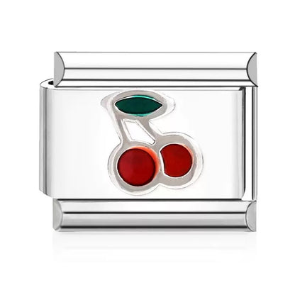 CHERRY ITALIAN CHARM BRACELET