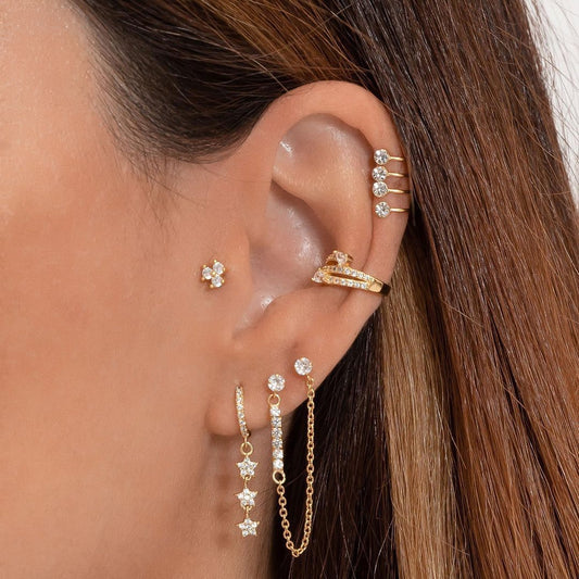 Starfall Luxe Piercing Set (Not in pair)