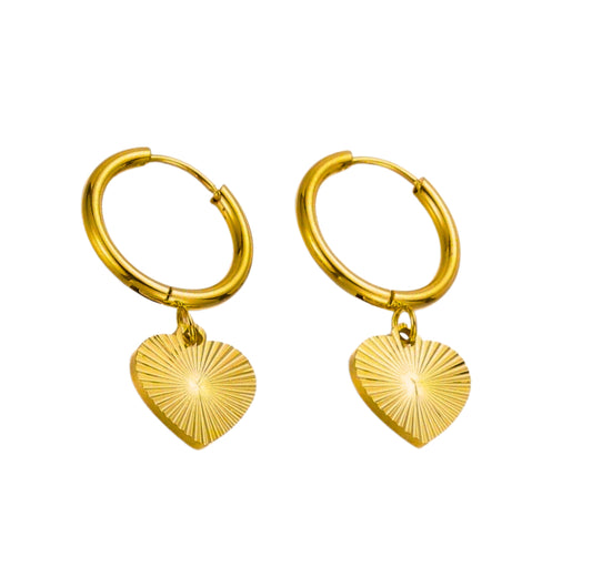 Heart Burst Earrings