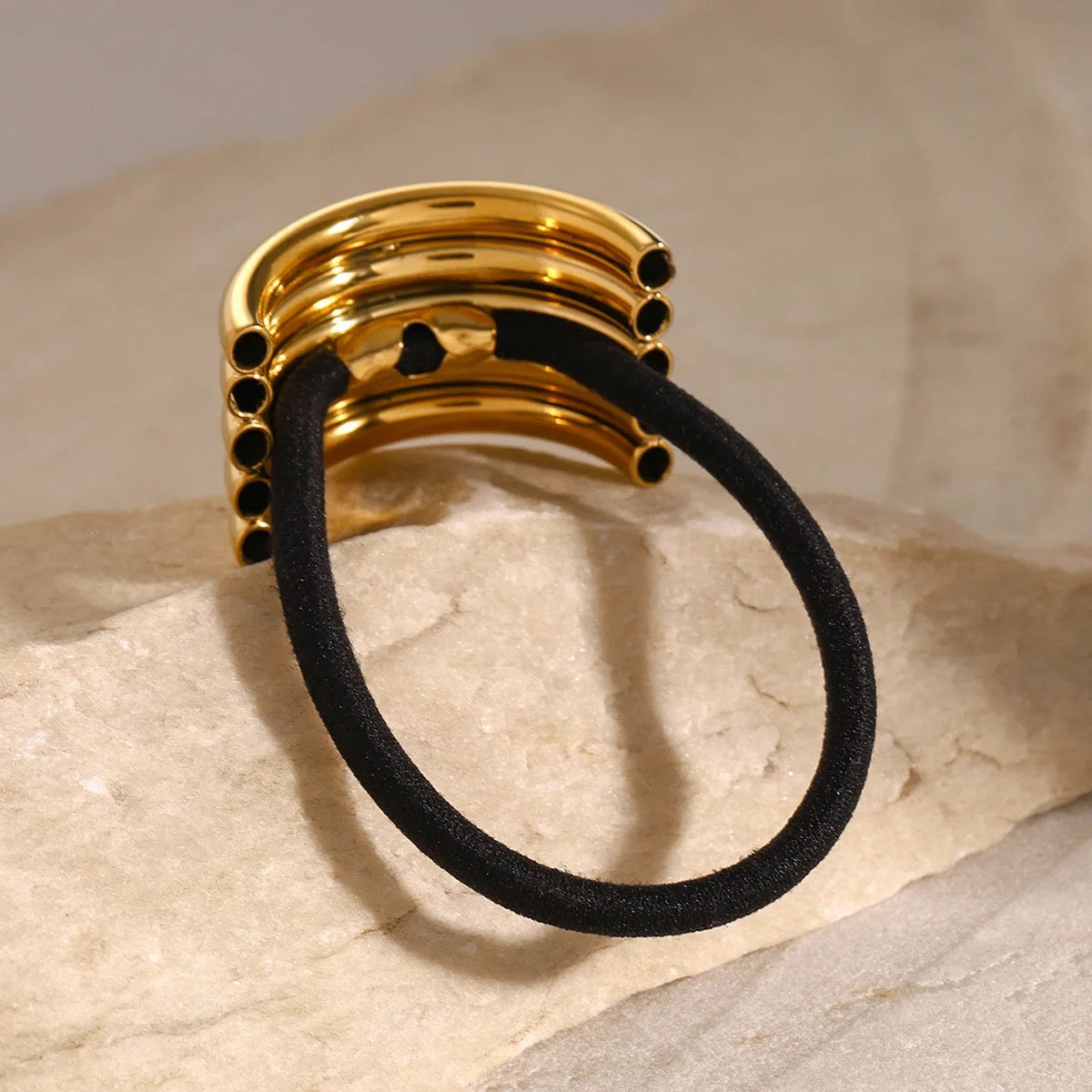 LAYERED PONY CUFF