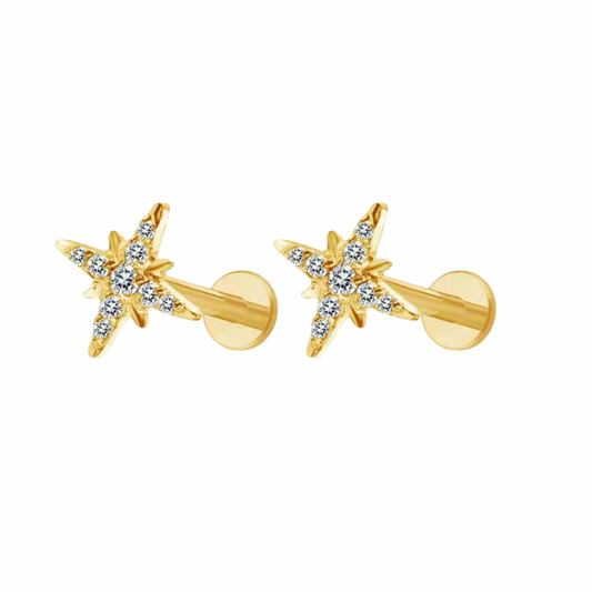 Starburst Flat back studs