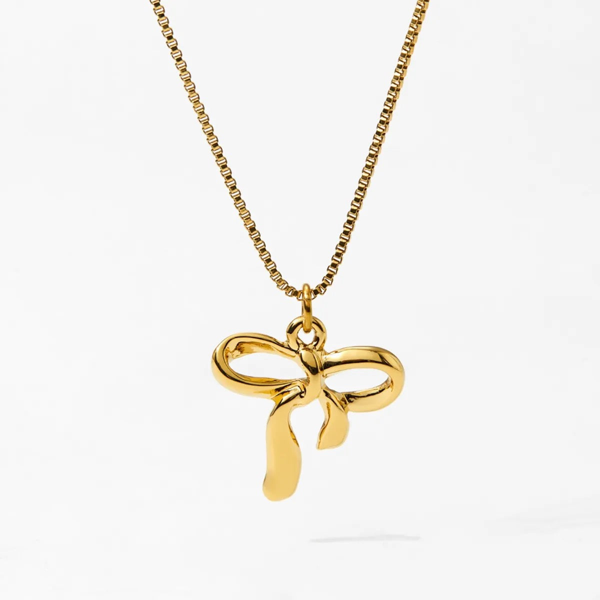 Bow Charm Necklace